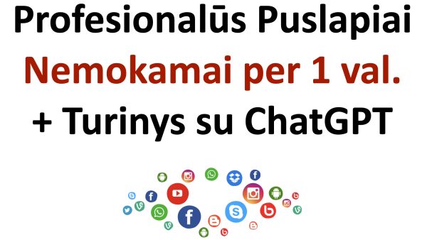 Puslapio kūrimas šablonais ir turinio generavimo ChatGPT PROMPTAI (užklausos) - Image 2